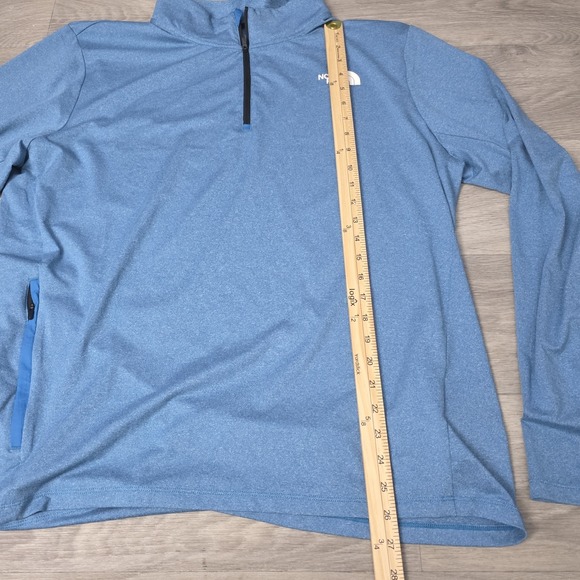 North Face Blue Sweater Mens Size Xlarge Lightweight - Picture 3 of 6
